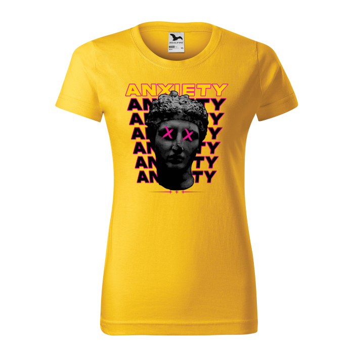 Malfini Tricou Dama Galben Anxiety