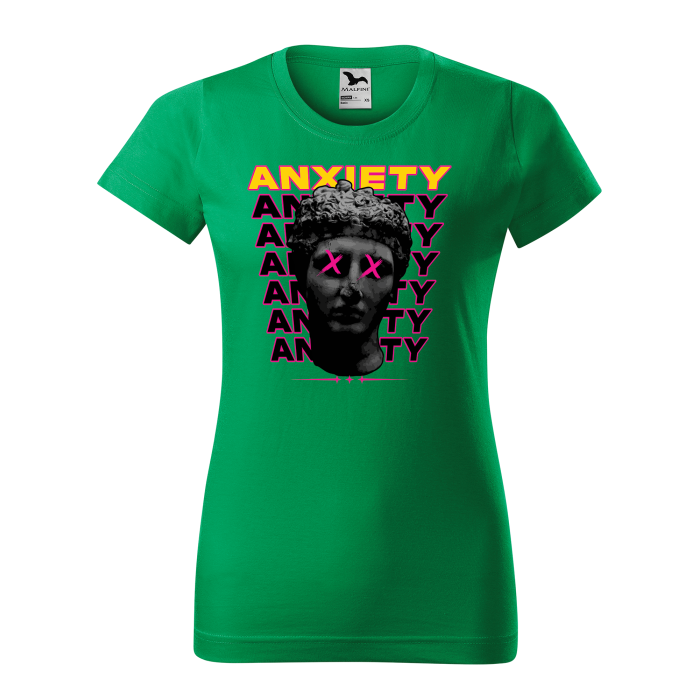 Malfini Tricou Dama Verde Anxiety