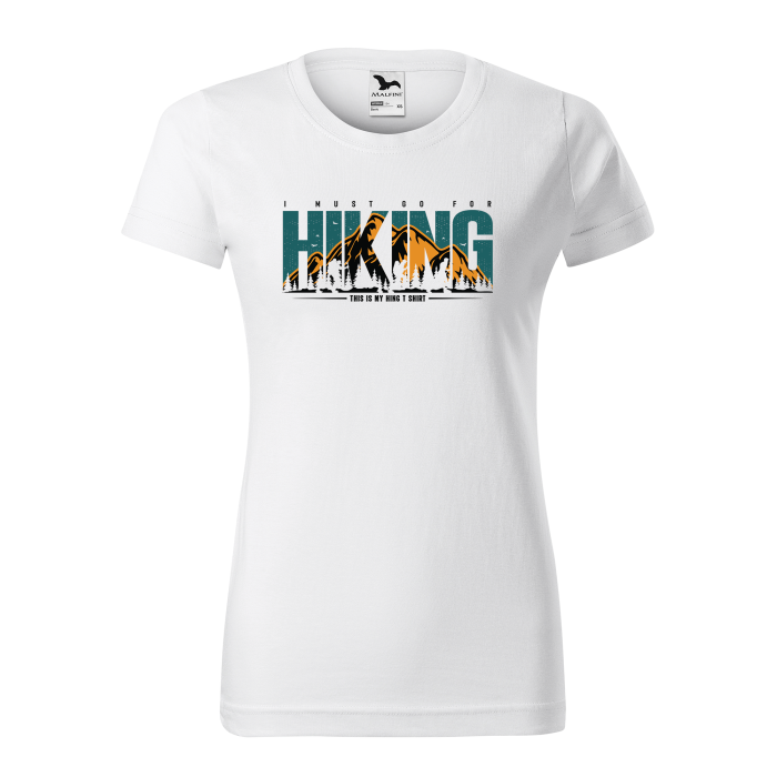 Malfini Tricou Dama Alb Hiking
