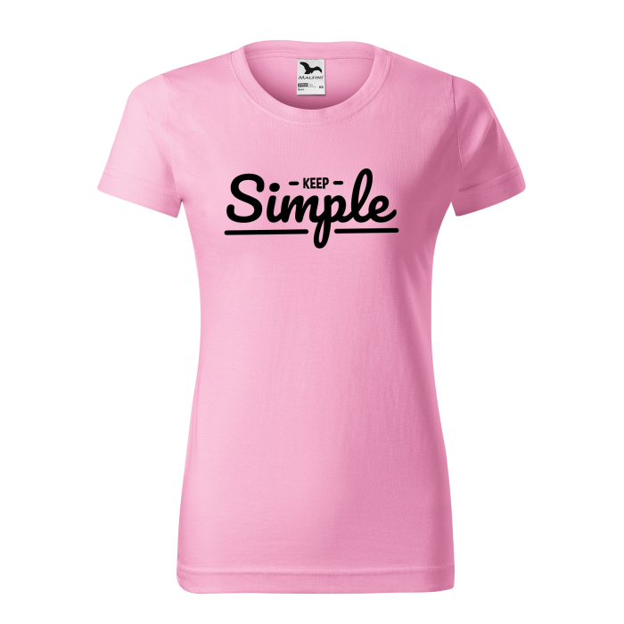 Malfini Tricou Dama Roz Keep simple