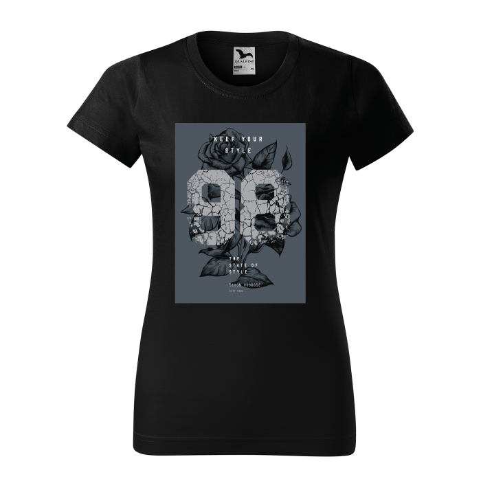 Malfini Tricou Dama Negru Keep your style