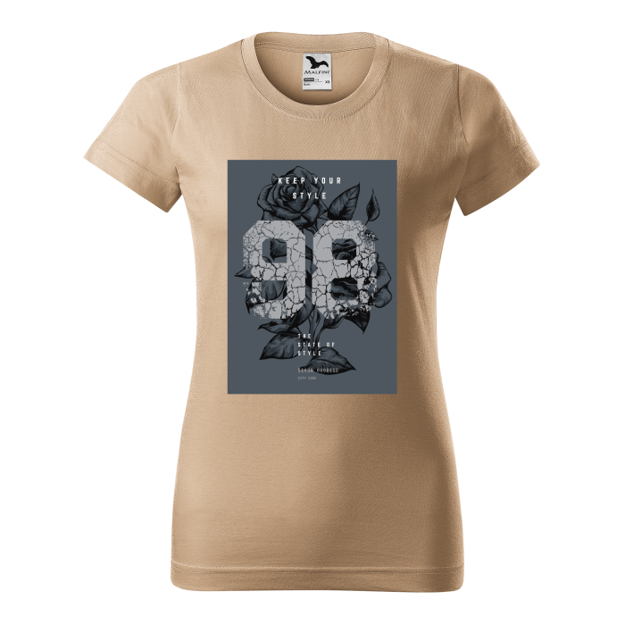 Malfini Tricou Dama Bej Keep your style