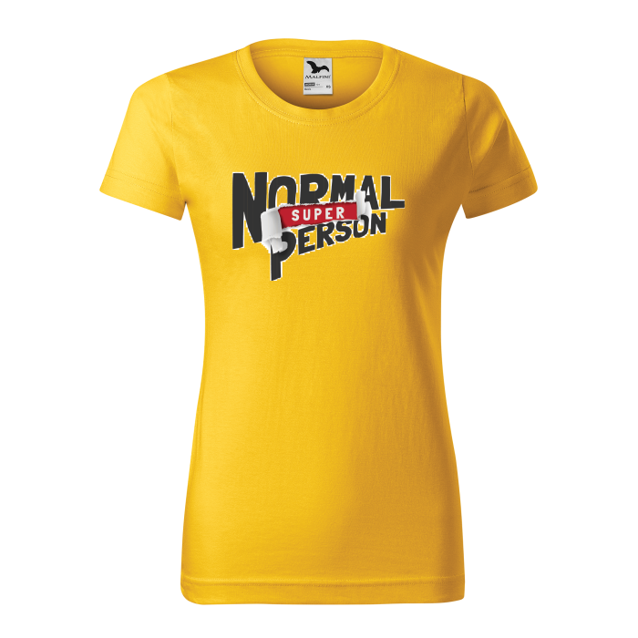 Malfini Tricou Dama Galben Normal super person Malfini Tricou Dama Galben Normal super person