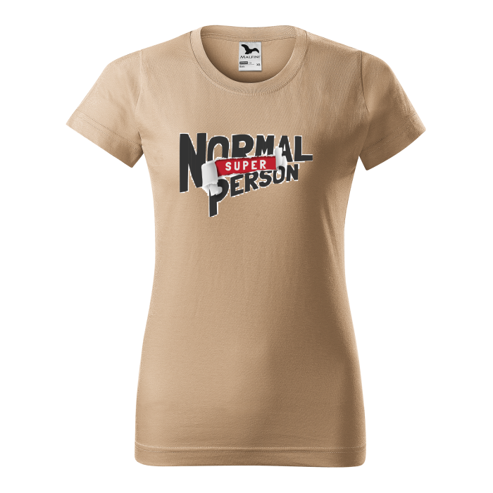 Malfini Tricou Dama Bej Normal super person