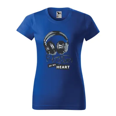 Malfini Tricou Dama Albastru regal Rhythm of my heart