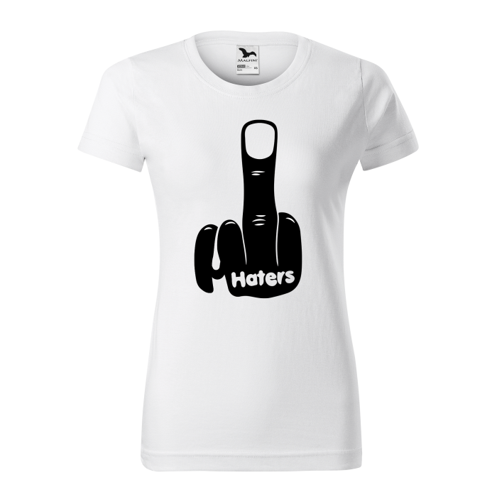 Malfini Tricou Dama Alb Haters