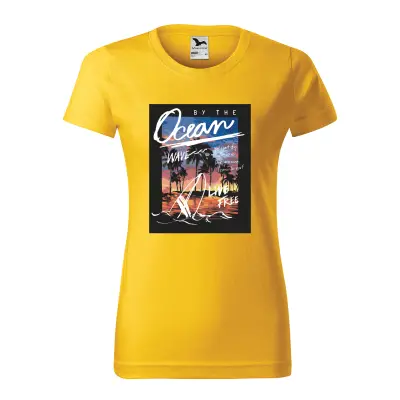 Malfini Tricou Dama Galben Ocean wave