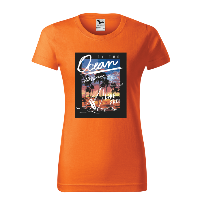 Malfini Tricou Dama Portocaliu Ocean wave
