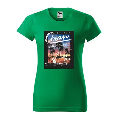 Malfini Tricou Dama Verde Ocean wave