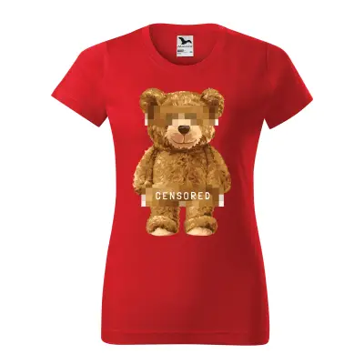 Malfini Tricou Dama Rosu Censored Teddy