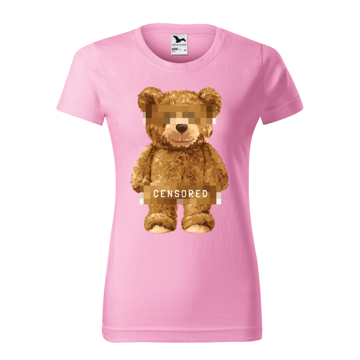 Malfini Tricou Dama Roz Censored Teddy Malfini Tricou Dama Roz Censored Teddy