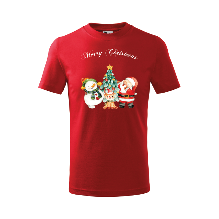 Malfini Tricou Copii Rosu Christmas day