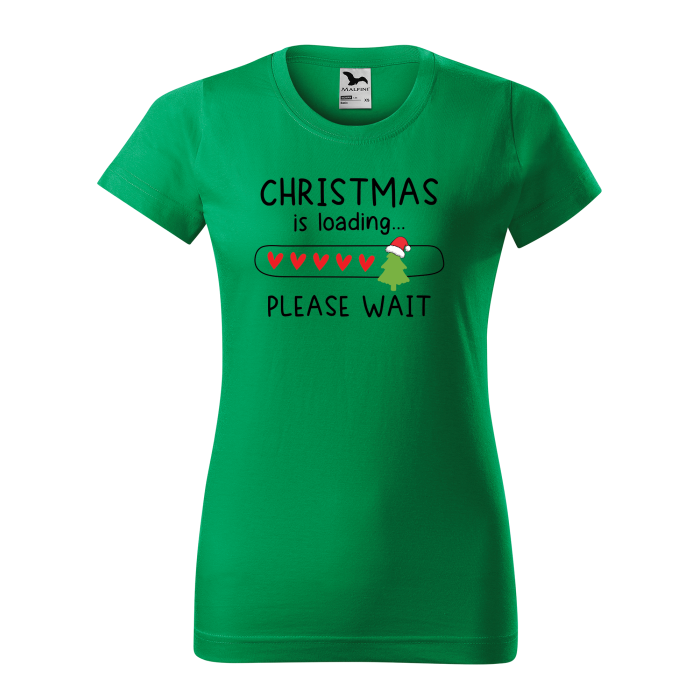 Malfini Tricou Dama Verde Christmas is loading