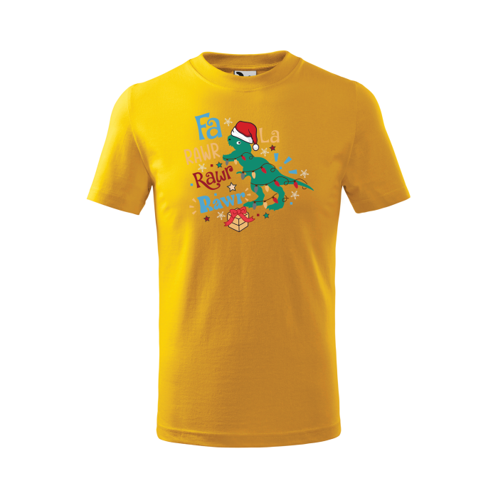 Malfini Tricou Copii Galben Fa la rawr rawr rawr