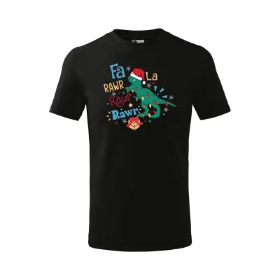 Malfini Tricou Copii Negru Fa la rawr rawr rawr