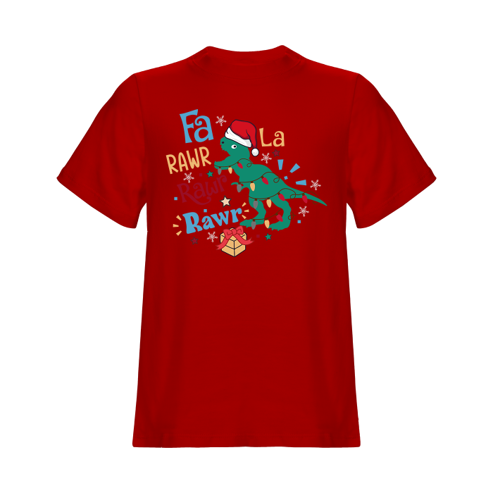 Malfini Tricou Copii Rosu Fa la rawr rawr rawr
