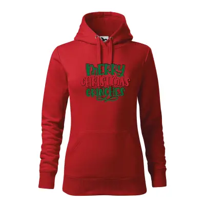 Malfini Hanorac Dama Rosu Merry Christmas Grinches