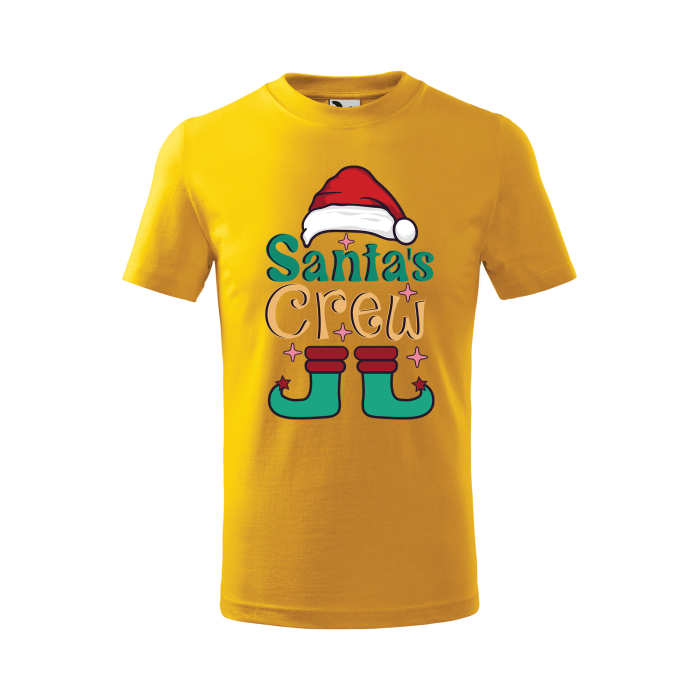 Malfini Tricou Copii Galben Santa Crew