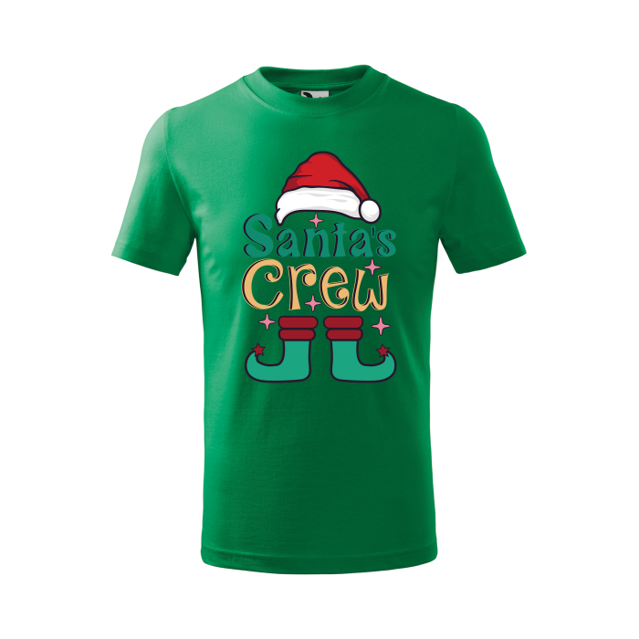 Malfini Tricou Copii Verde Santa Crew