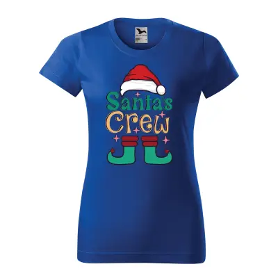 Malfini Tricou Dama Albastru regal Santa Crew
