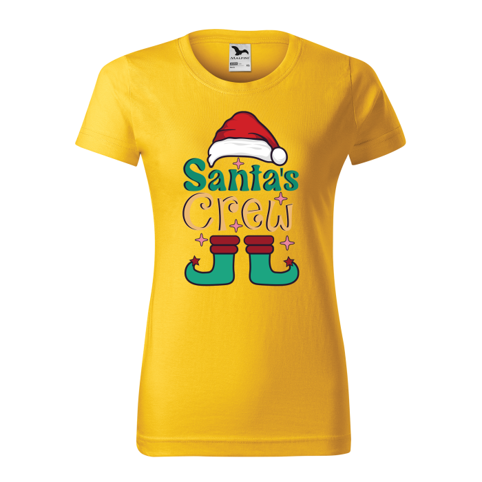 Malfini Tricou Dama Galben Santa Crew