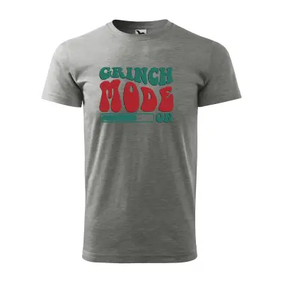 Malfini Tricou Barbat Gri inchis Grinch mode on