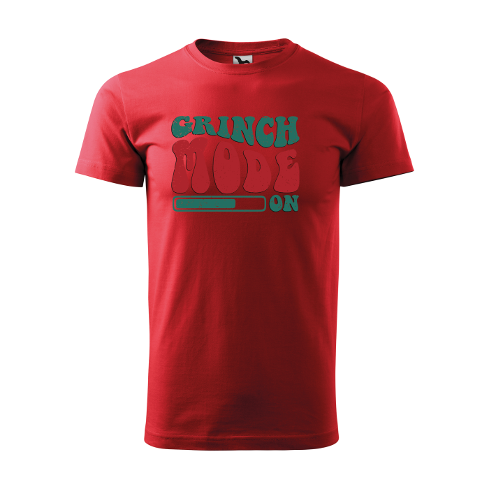 Malfini Tricou Barbat Rosu Grinch mode on
