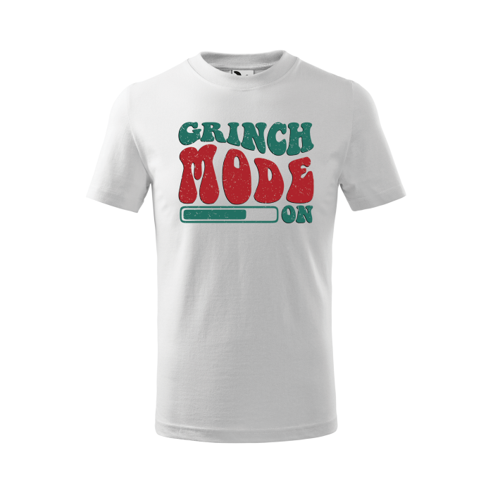 Malfini Tricou Copii Alb Grinch mode on