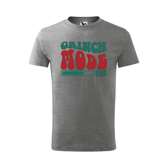 Malfini Tricou Copii Gri inchis Grinch mode on