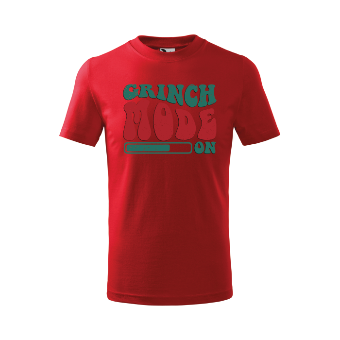 Malfini Tricou Copii Rosu Grinch mode on