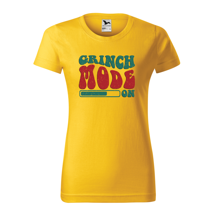 Malfini Tricou Dama Galben Grinch mode on