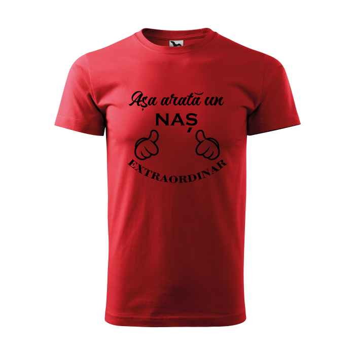 Malfini Tricou Barbat Rosu Asa arata un