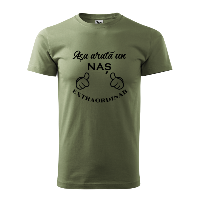 Malfini Tricou Barbat Verde kaki Asa arata un