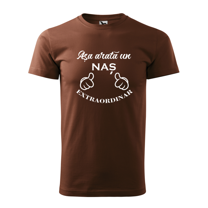 Malfini Tricou Barbat Ciocolatiu Asa arata un