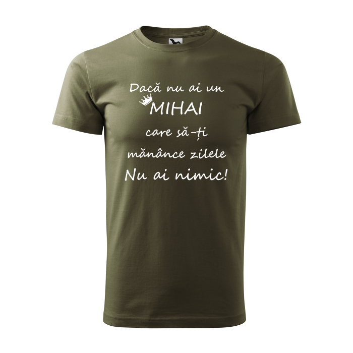 Malfini Tricou Barbat Verde militar Daca nu ai un Malfini Tricou Barbat Verde militar Daca nu ai un
