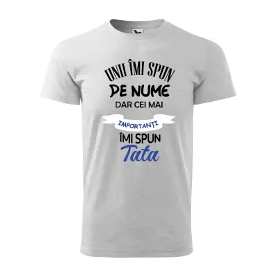 Malfini Tricou Barbat Gri deschis Unii imi spun pe nume