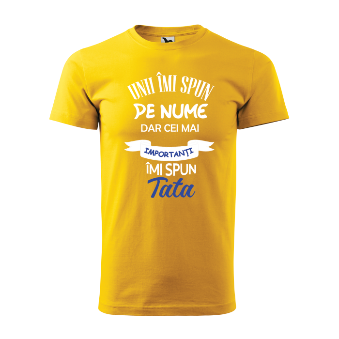 Malfini Tricou Barbat Galben Unii imi spun pe nume