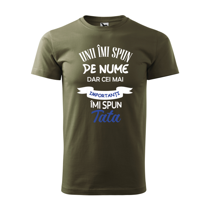 Malfini Tricou Barbat Verde militar Unii imi spun pe nume