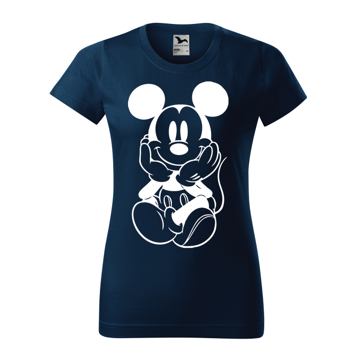 Malfini Tricou Dama Bleumarine Mickey