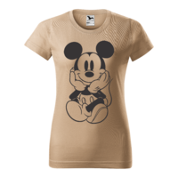 Malfini Tricou Dama Bej Mickey