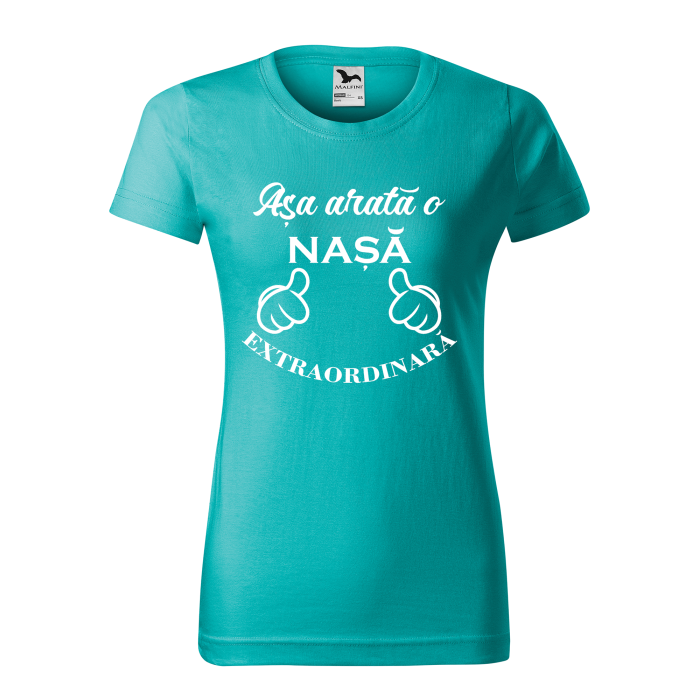 Malfini Tricou Dama Verde smarald Asa arata o