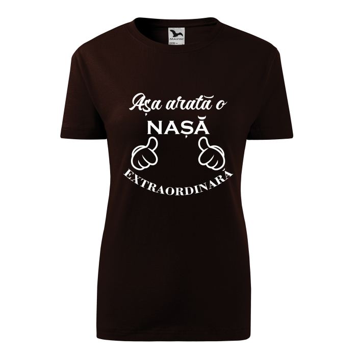 Malfini Tricou Dama Cafeniu Asa arata o Malfini Tricou Dama Cafeniu Asa arata o