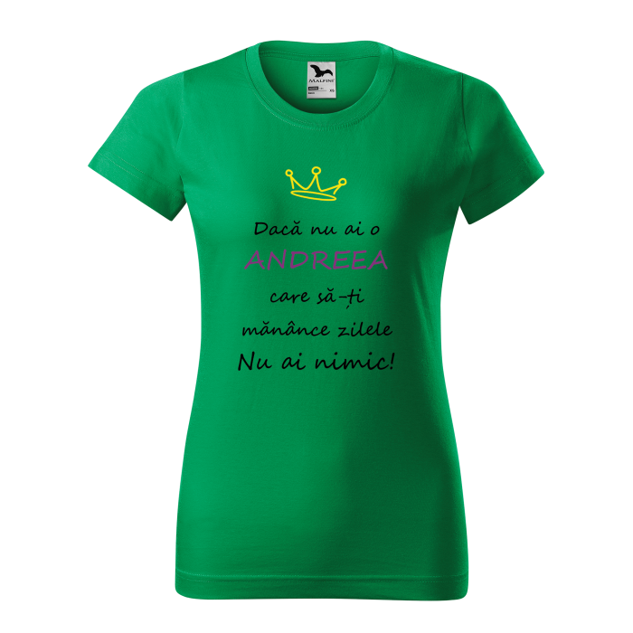 Malfini Tricou Dama Verde Daca nu ai o