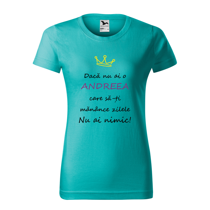 Malfini Tricou Dama Verde smarald Daca nu ai o