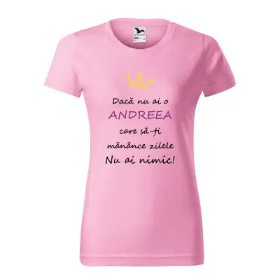 Malfini Tricou Dama Roz Daca nu ai o