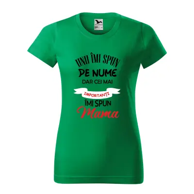 Malfini Tricou Dama Verde Unii imi spun pe nume