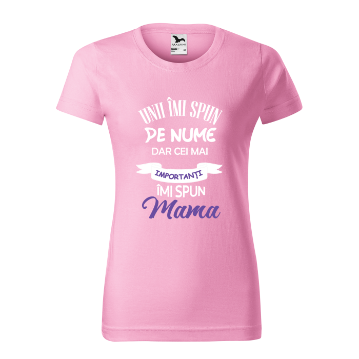 Malfini Tricou Dama Roz Unii imi spun pe nume