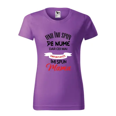 Malfini Tricou Dama Violet Unii imi spun pe nume