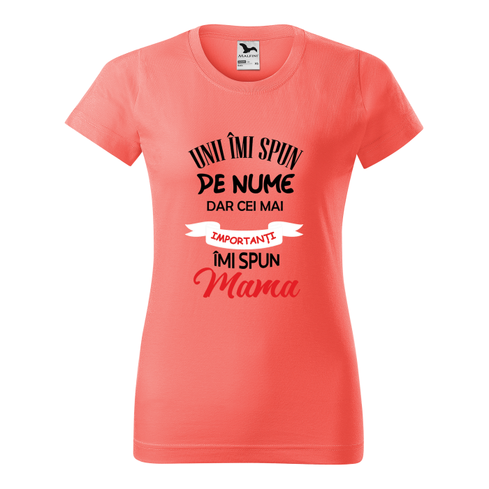 Malfini Tricou Dama Coral Unii imi spun pe nume Malfini Tricou Dama Coral Unii imi spun pe nume