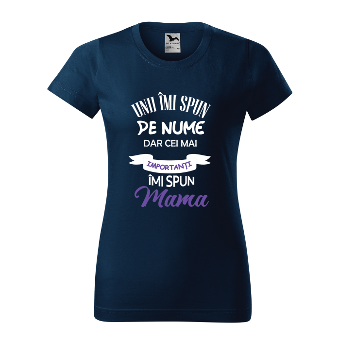 Malfini Tricou Dama Bleumarine Unii imi spun pe nume